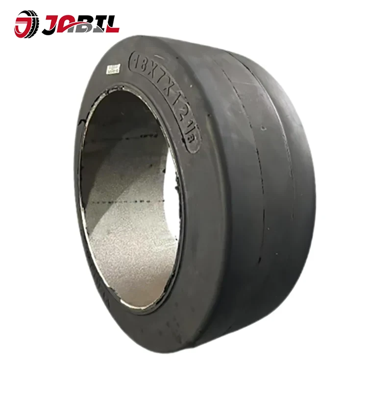 ఫోర్క్లిఫ్ట్ టైర్లపై నొక్కండి